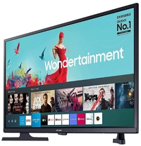 Samsung 80 cm (32 Inches) Wondertainment Series HD Ready LED Smart TV UA32T4340BKXXL (Glossy Black) (2021 Model) - 32